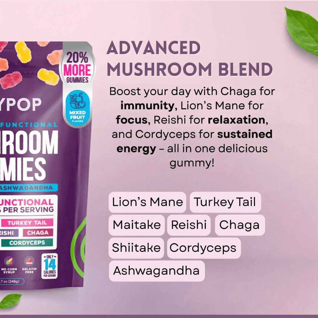 MushyPop™ – Mushroom Gummies